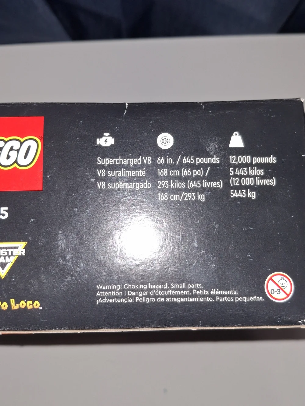 Lego Technic Orange Pull-Back Monster Truck New Retired